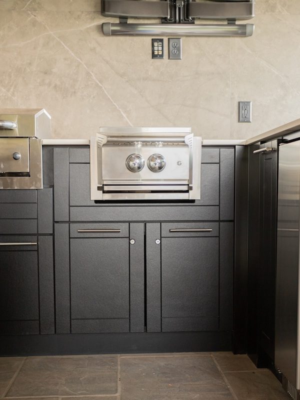 outdoor cabinet with locks